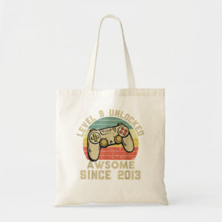 9th Birthday Gift Boy 9 Years Being Awesome Tote Bag
