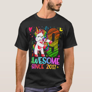 9Th Birthday Girl Year Old Graphic Art T-Shirt