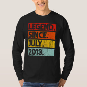 9th Birthday  Legend Since July 2013 9 Years Old T-Shirt