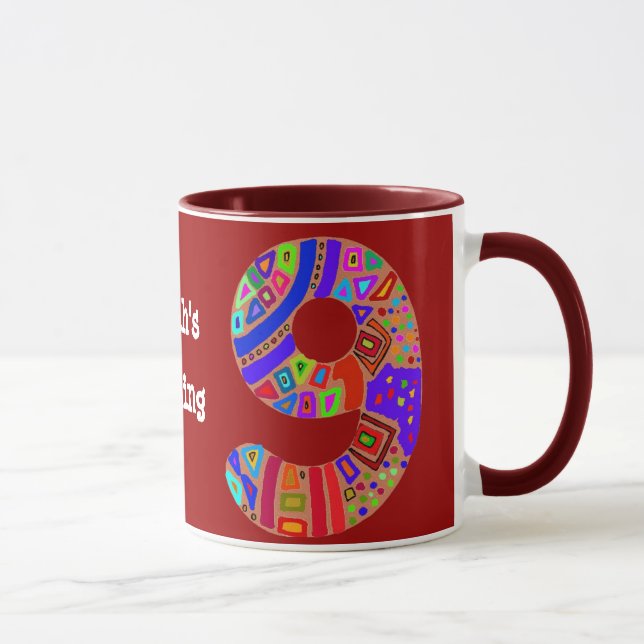9th Birthday Mug (Right)