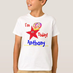 9th Birthday Party Shirt Red Stars