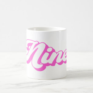 9th Birthday Retro Girl Coffee Mug
