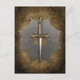 9th Degree: Master of the Temple Postcard