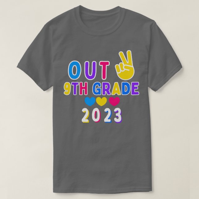 9th Grade Class Of 2023 Graduation Day T-Shirt (Design Front)
