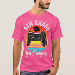 9th Grade Graduation Level Complete 2022 Video Gam T-Shirt