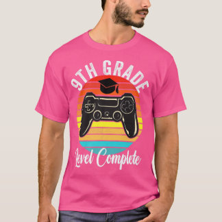 9th Grade Graduation Level Complete 2022 Video Gam T-Shirt