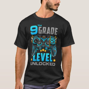 9th Grade Level Unlocked Back To School 9th Grad T-Shirt