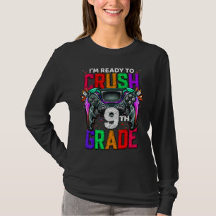 9th Grade Level Unlocked Game On 9th Grade Back To T-Shirt