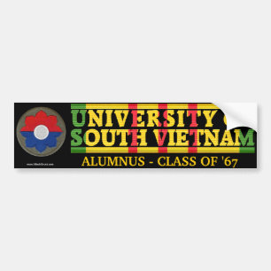 9th Inf. Div. - U of South Vietnam Alumnus Sticker