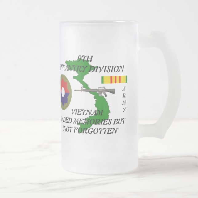 9th Inf Vietnam Frosted Mug (Right)