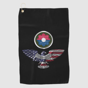9th Infantry Division Eagle Veteran Golf Towel