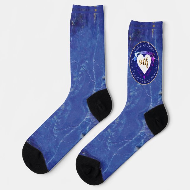 9th Lapis Anniversary  Socks (Left)