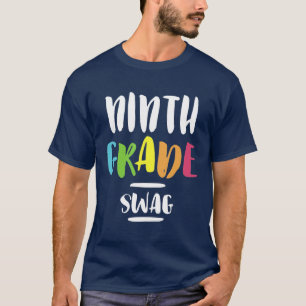 9th Ninth Grade Swag Teacher Back To School T-Shirt