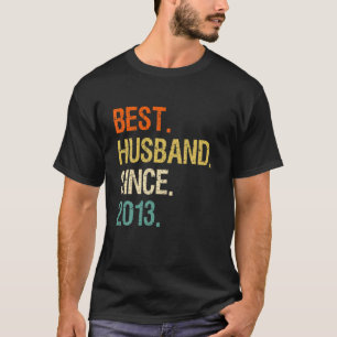 9Th Wedding Aniversary Valentine Best Husband Sinc T-Shirt