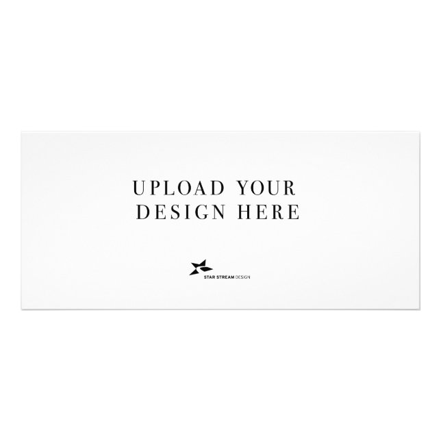 9x4 Landscape Menu or Rack card (Front)