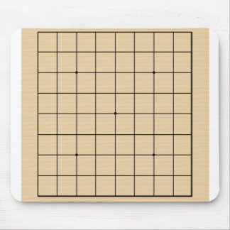 9x9 go board mouse pad