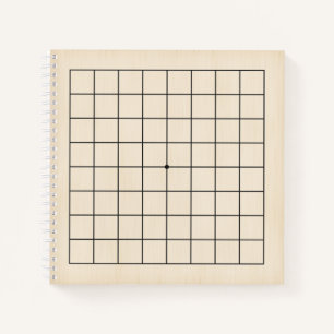 9x9 Goban for Puzzles & Games Customisable Notebook