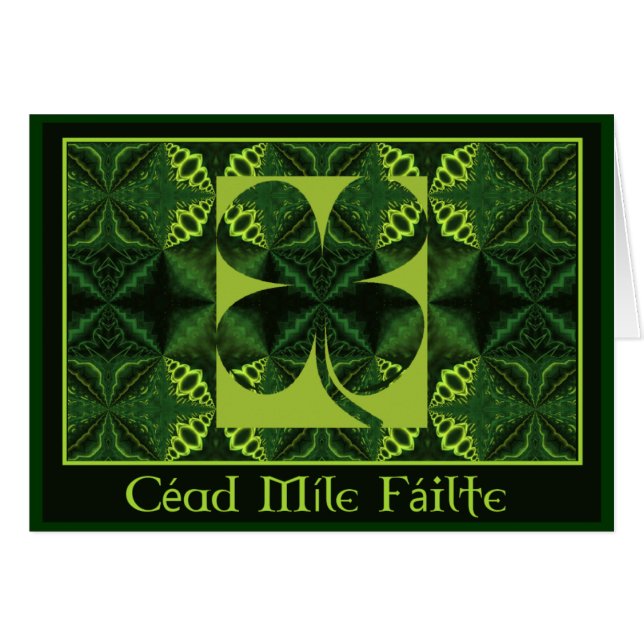 A05 Kaleidoscopic Shamrock - CÉAD MÍLE FÁILTE.1 (Front Horizontal)