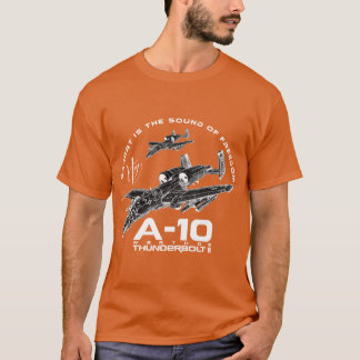 A0 Warthog Fairchildhunderbolt USAF Fighter Aircra T-Shirt