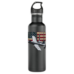 A10 A-10 Thunderbolt Warthog Brrrt Shark mouth Lon 710 Ml Water Bottle