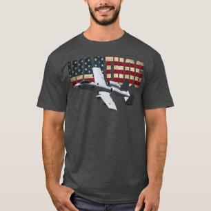 A10 A-10 Thunderbolt Warthog Brrrt Shark mouth  T-Shirt