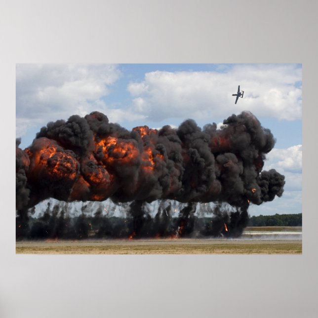 A10 Ground Attack Poster (Front)