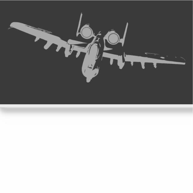A10 Warthog Sticker (Front)