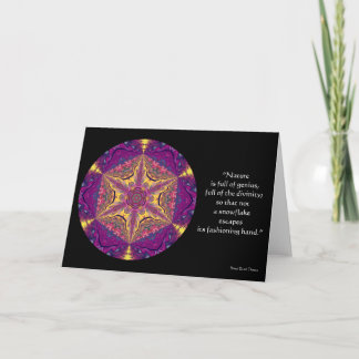 A16 Personalised Star Snowflake Card.2 Holiday Card