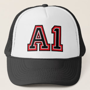 "A1" Monogram Trucker Hat