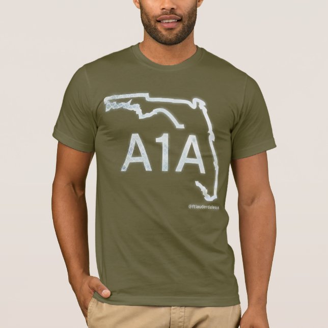A1A Caostal Highway T-Shirt (Front)