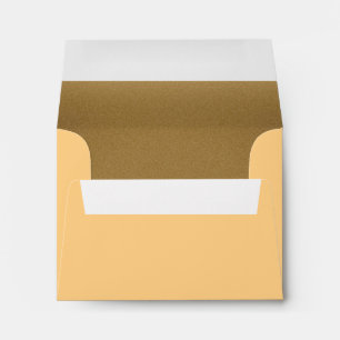 A2 Envelope Note Card Wheat Bronze Elegant Simple