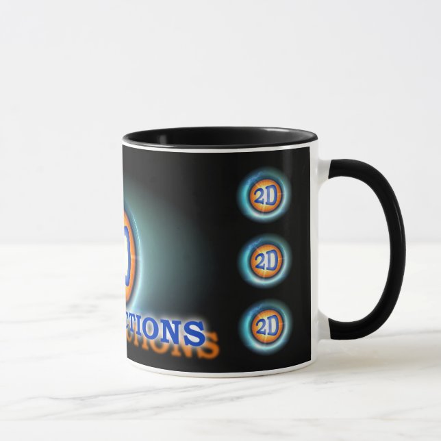 a2Dproduction Mug With Orange Border (Right)