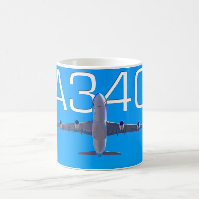 A340 AIRLINER COFFEE MUG (Center)