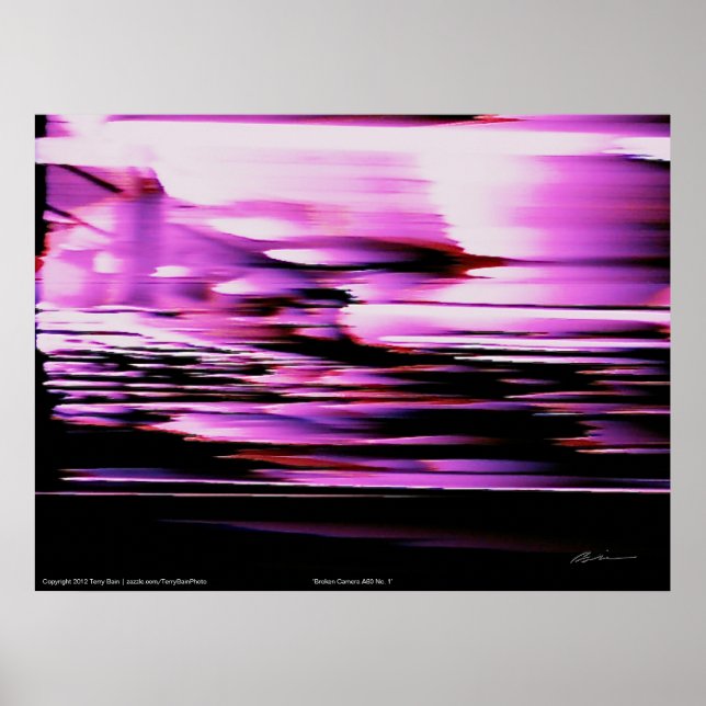 A60 Glitch Photo No. 001 Poster (Front)