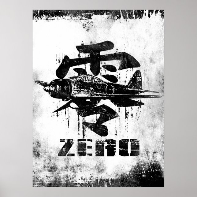 A6M Zero Poster (Front)
