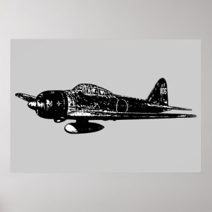 A6M Zero Poster