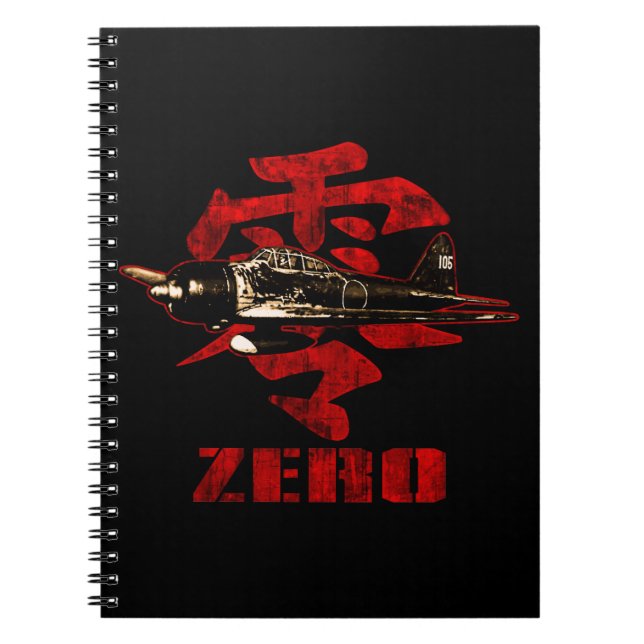 A6M Zero Spiral Notebook (Front)