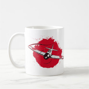 A6M Zero World War 2 Japanese Plane Retr Coffee Mug