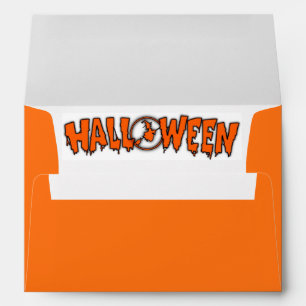 A7 Greeting Card/Halloween with Witch Envelope