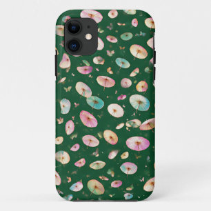 A 1000 Parasols Forest Green Case-Mate iPhone Case