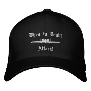A-10 Attack Golf Hat W/Call Sign on Back