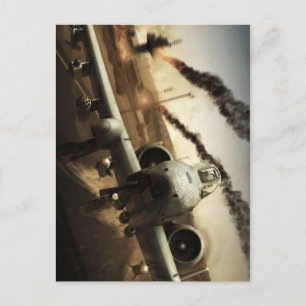 A-10 Thunderbolt Aeroplane Postcard