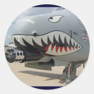 A-10 THUNDERBOLT CLASSIC ROUND STICKER
