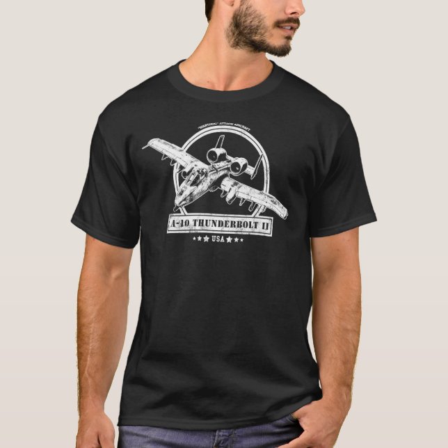 A 10 Thunderbolt Ii Aircraft T-Shirt (Front)