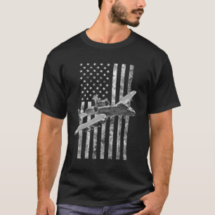 A-10 Thunderbolt II American Flag - A-10 Warthog T T-Shirt