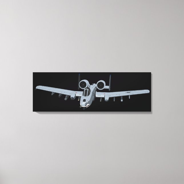 A-10 Thunderbolt II Canvas Print (Front)