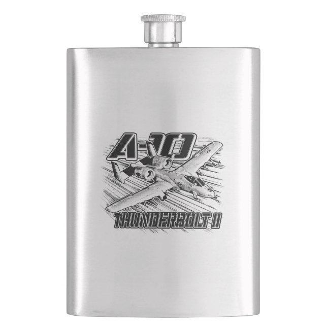 A-10 Thunderbolt II Flask Classic Flask (Front)