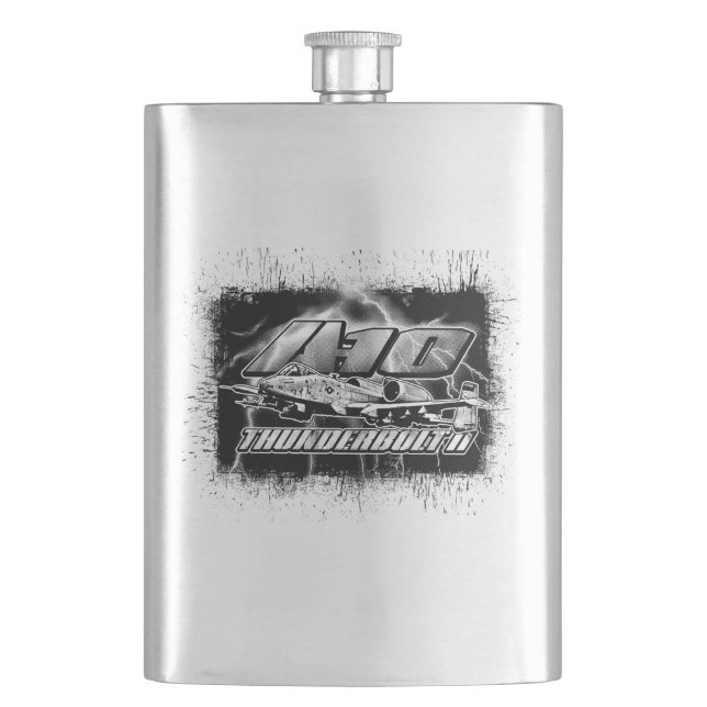A-10 Thunderbolt II Hip Flask Classic Flask (Front)