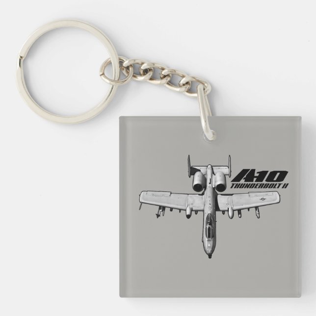 A-10 Thunderbolt II Keychain Acrylic Keychain (Front)