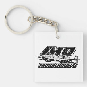 A-10 Thunderbolt II Keychain Acrylic Keychain